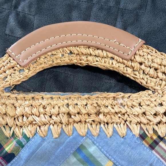 Tommy Hilfiger Clutch Handle‎ Grass Patchwork  Purse - Picture 4 of 9